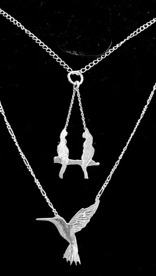 Conjunto de Joyas de Plata Hechas a Mano