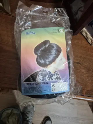 Peluca Japonesa Negra Raysa