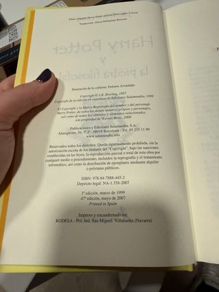 Harry Potter Y La Piedra Filosofal