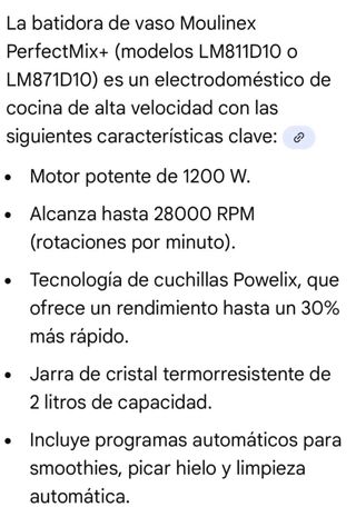Batidora Poweli Tecnología