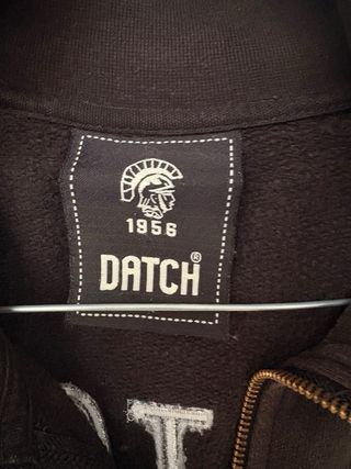 Felpa DATCH Zip Nera Taglia M