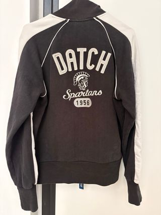 Felpa DATCH Zip Nera Taglia M