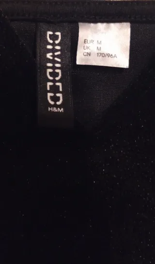 Vestido negro brillante fiesta