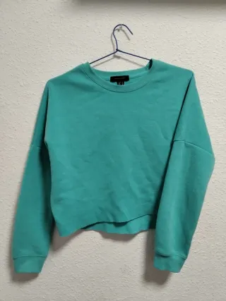 Sudadera azul turquesa