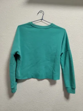 Sudadera azul turquesa