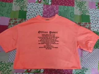 Camiseta Corta Offline Power Naranja XS.