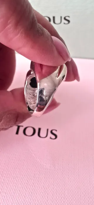 Anillo Tous Plata y Onix