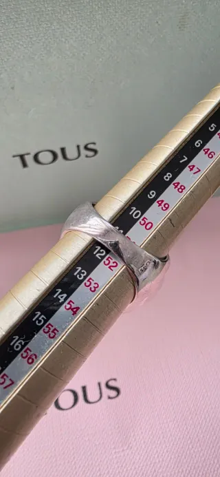 Anillo Tous Plata y Onix