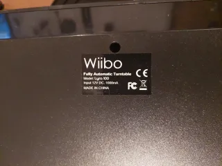 Tocadiscos Wibo Negro