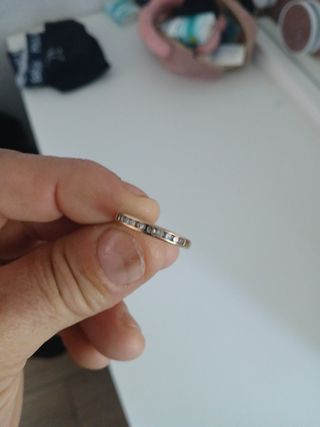 Anillo de oro con diamantes