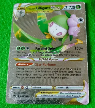 Carta Pokémon Metal Oro Dorado Charizard DX + Hisu