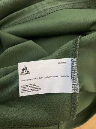 Camiseta Polo Le Coq Sportif Verde Talla M