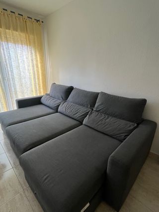 Sofá Cama SKILSTUNA Gris Ikea