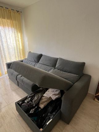 Sofá Cama SKILSTUNA Gris Ikea