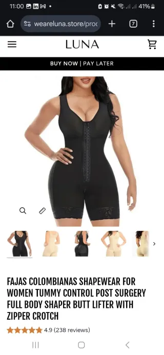 Faja Colombiana Moldeadora negra