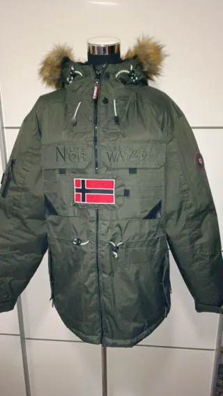 Parka Geographical Norway Talla XL Verde