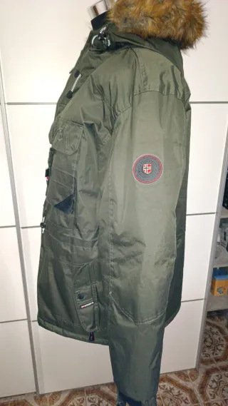 Parka Geographical Norway Talla XL Verde