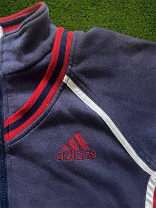 Chaqueta Adidas Vintage Azul y Rojo
