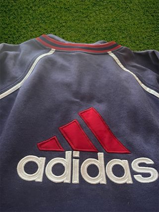 Chaqueta Adidas Vintage Azul y Rojo