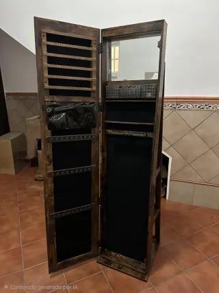 Armario Espejo Joyero Madera