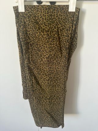 Vaquero de Zara animal print