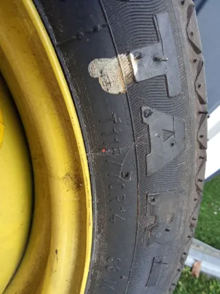 Rueda de repuesto 80 km/h