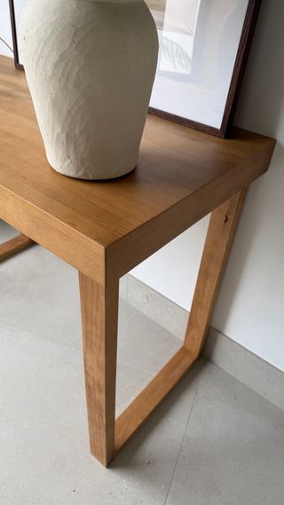 Consola / Escritorio de madera maciza