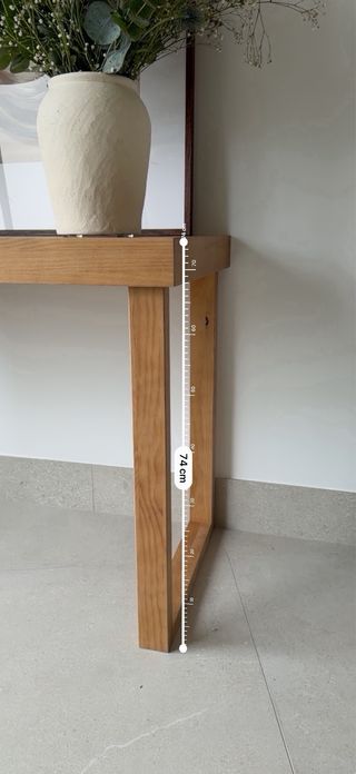 Consola / Escritorio de madera maciza