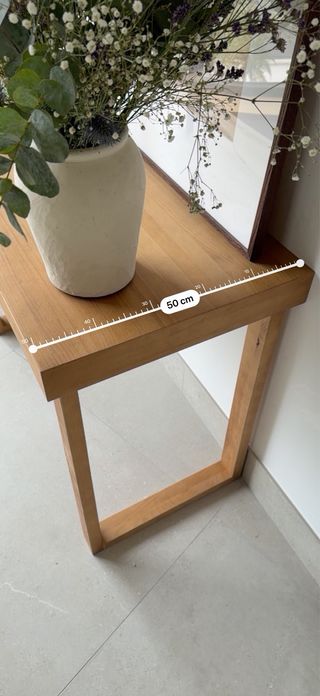 Consola / Escritorio de madera maciza