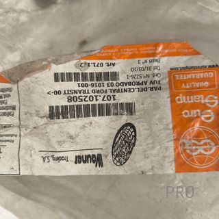 PARAGOLPES DELANTERO CENTRAL FORD TRANSIT NUEVO 107102508