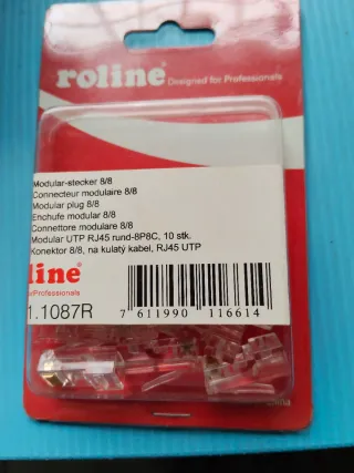 Connettori RJ45 UTP Roline 10 pezzi