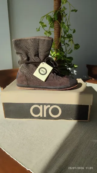 Botines Aro Marrones y Multicolor Mujer