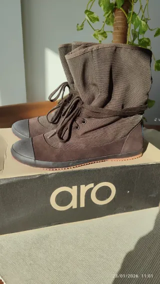 Botines Aro Marrones y Multicolor Mujer