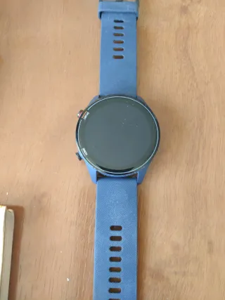 Reloj Inteligente Negro y Azul
