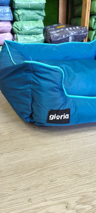 Cama Perro Impermeable Gloria Azul