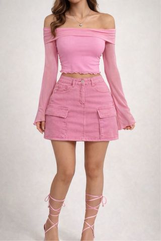 Completo Set Barbiecore rosa