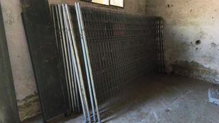 Lote vallas de obra metálicas