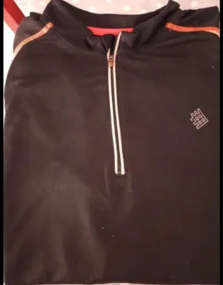 Camiseta deportiva manga larga hombre