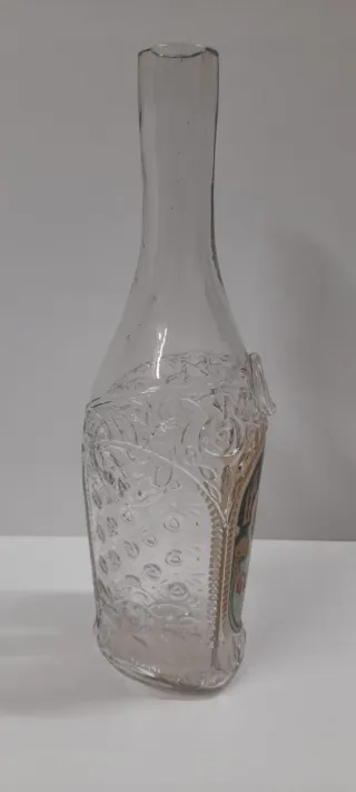 Botella Cristal Antigua La Mundial Gran-Anis