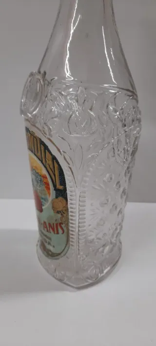 Botella Cristal Antigua La Mundial Gran-Anis