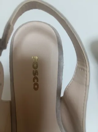 Sandalias FOSCO T36 Piel Ante Beige