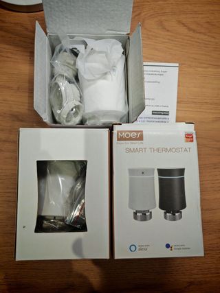 3 Válvulas Termostáticas Inteligentes Zigbee