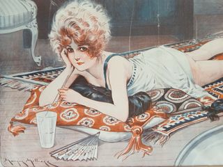 Stampa Antica Art Déco La Vie Parisienne