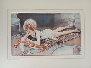 Stampa Antica Art Déco La Vie Parisienne