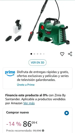 Bosch Verde Hidrolimpiadora a presión