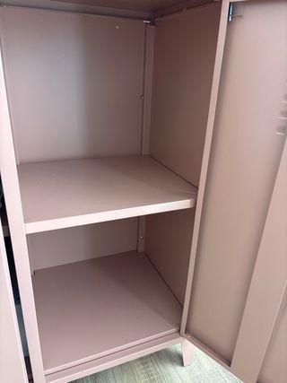 2 Aparadores Sklum Rosa Metálico