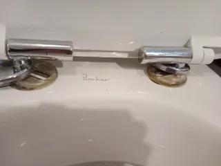 Tapa water inodoro blanca silenciosa amortiguada