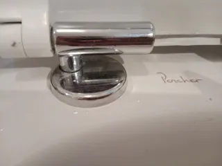 Tapa water inodoro blanca silenciosa amortiguada