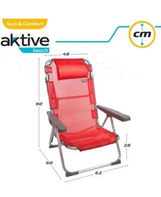 Pack 2 Sillas Playa Rojas AKTIVE