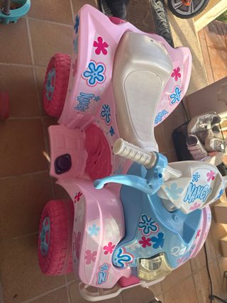 Quad Eléctrico Infantil Rosa Nancy